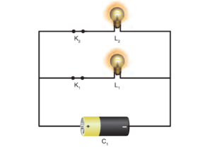 Bulbs connected in parallel connection